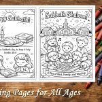 sabbath kids coloring pages