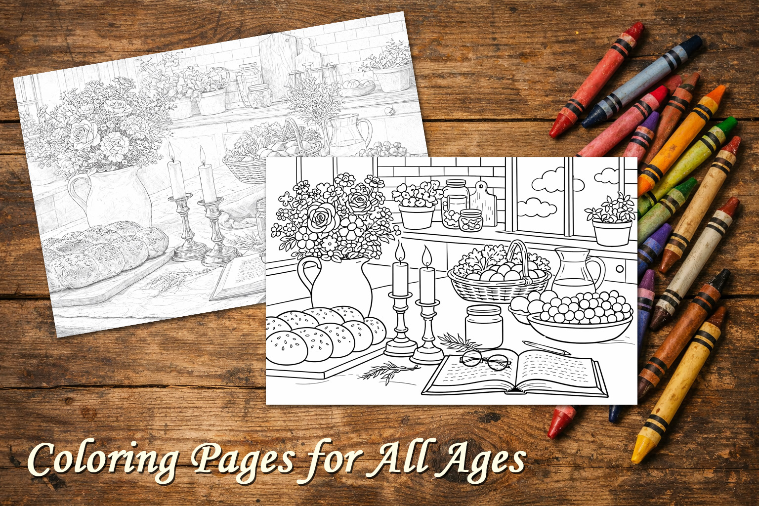 free coloring pages sabbath scene