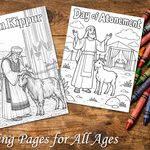 Free Coloring Pages: Yom Kippur - Day of Atonement
